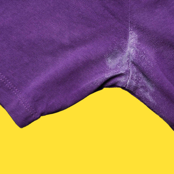 Deodorant stain removal from clothes