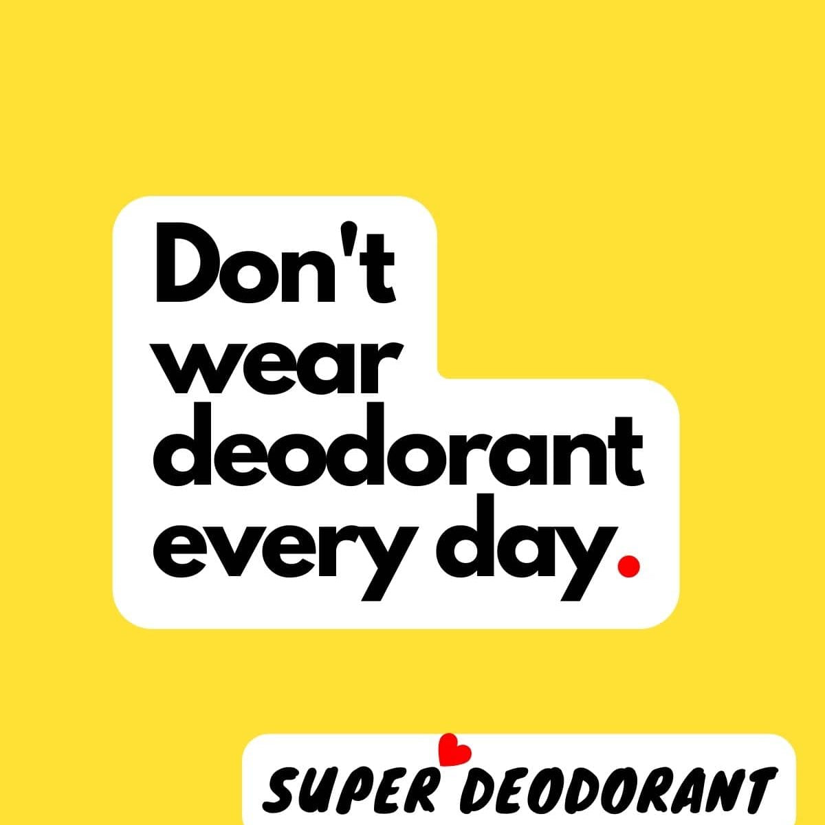 Long lasting natural deodorant