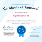 Leaping Bunny certified natural deodorant
