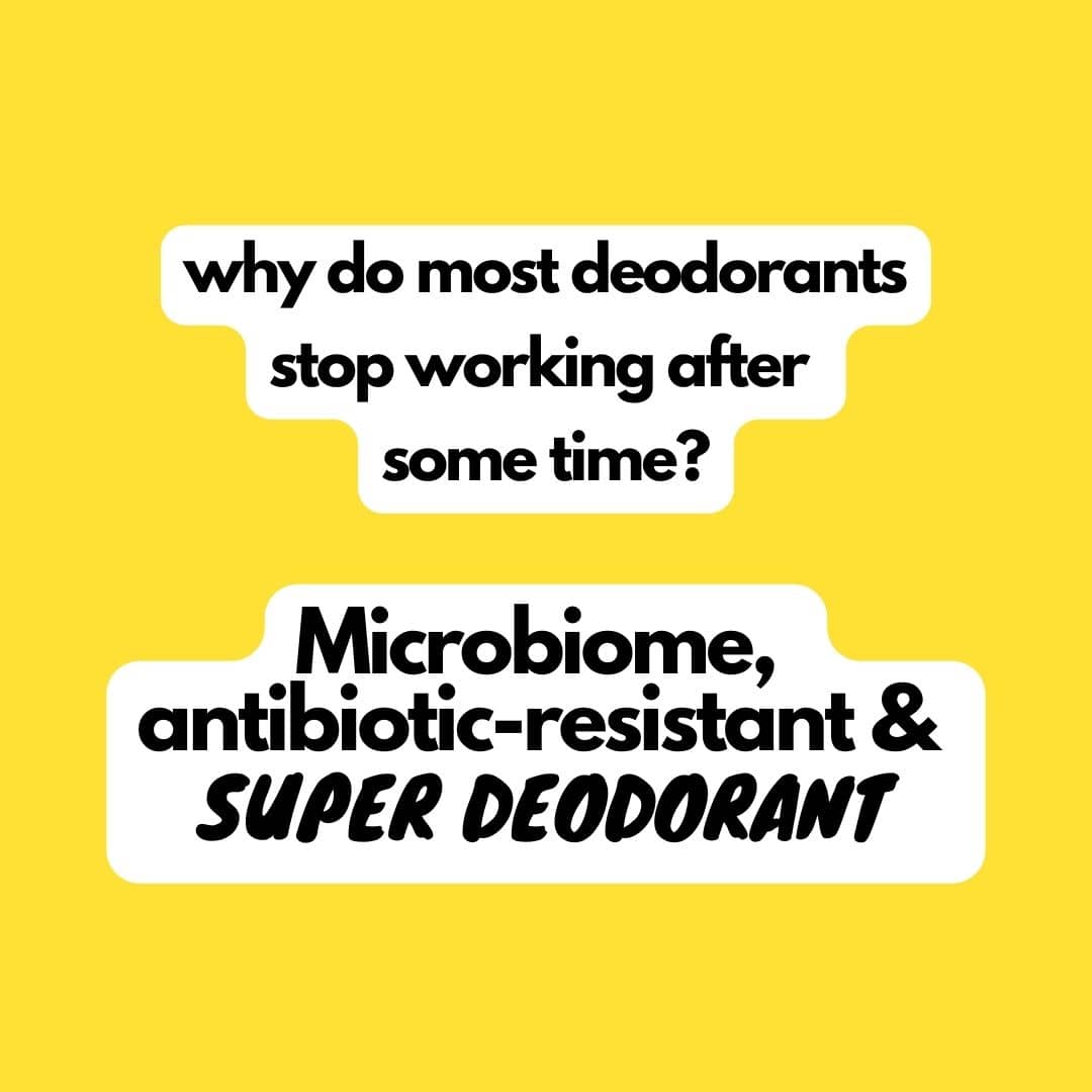 Why do most deodorants stop working after some time?