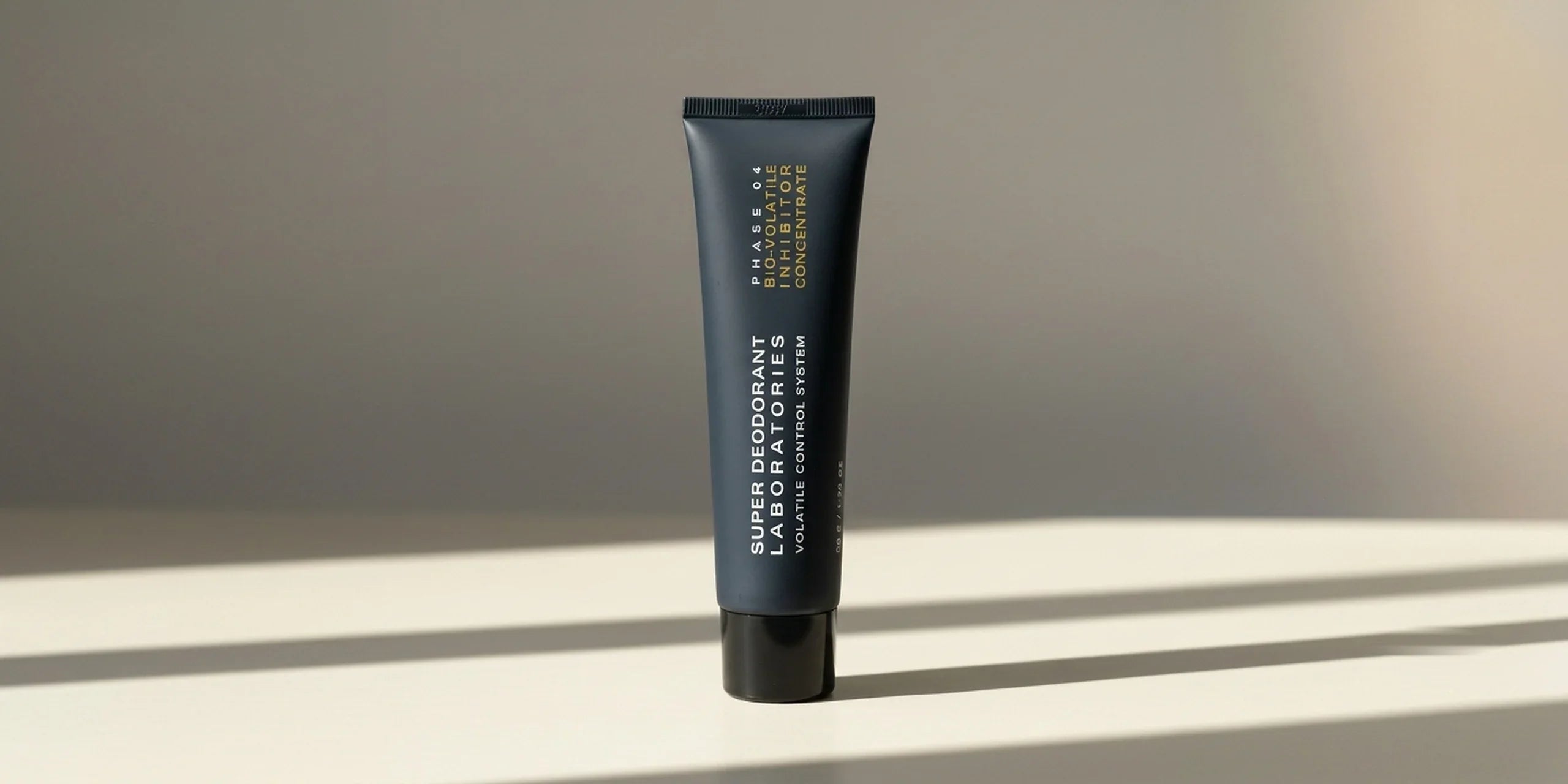 Bio-Volatile Inhibitor Concentrate, a 50 g tube on a warm neutral surface
